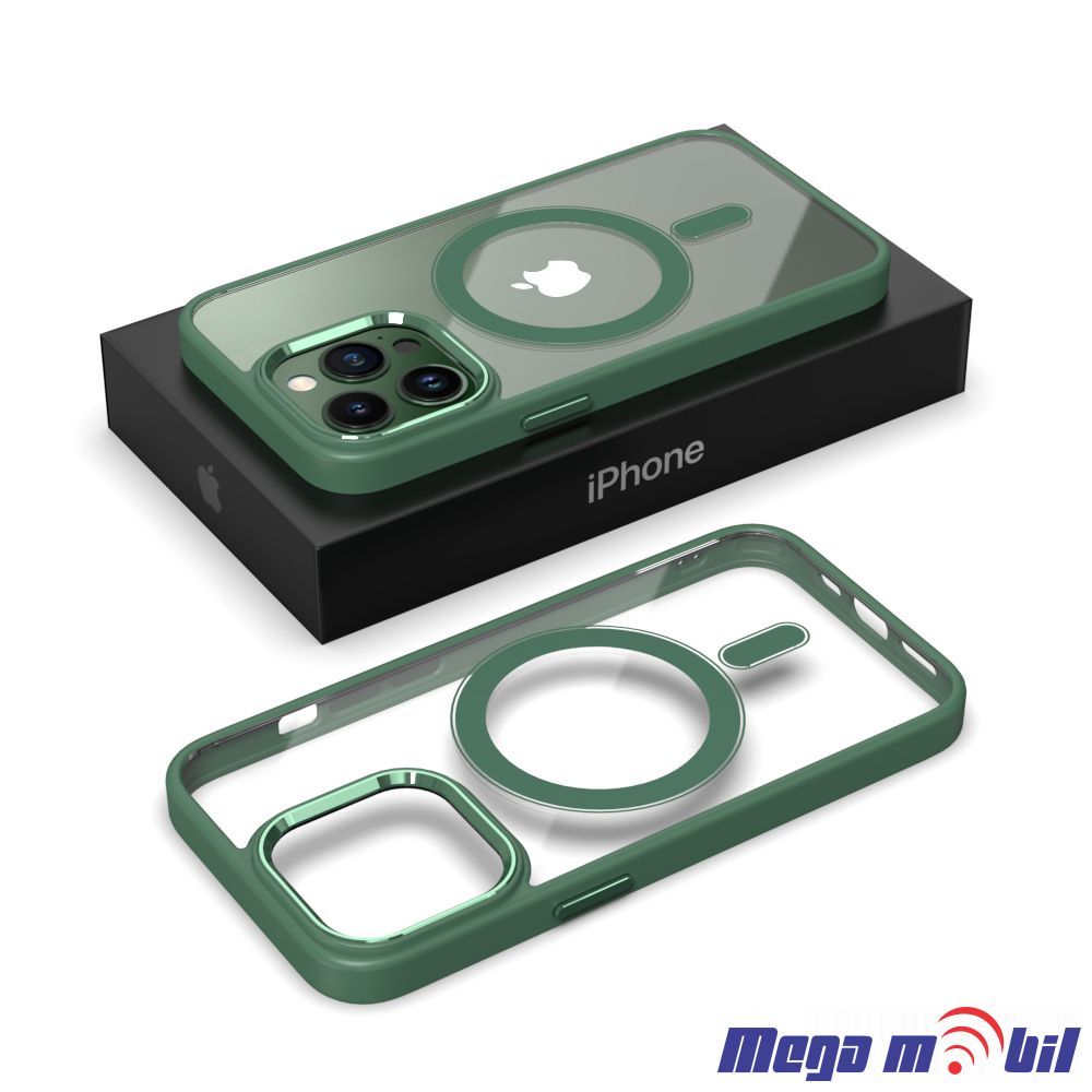 Futrola iPhone 13 Pro Max Magsafe Acrylic green.
